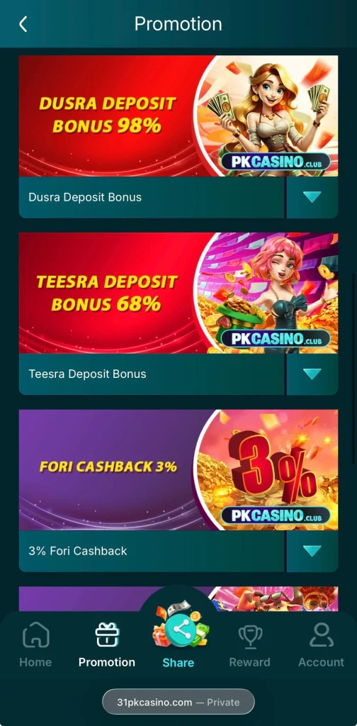 PKCasino Promotions