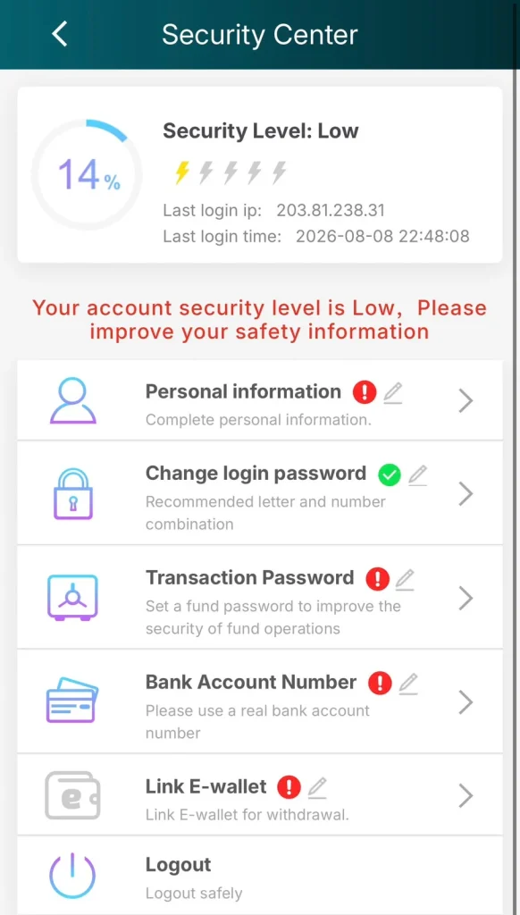 PKCasino Security Center